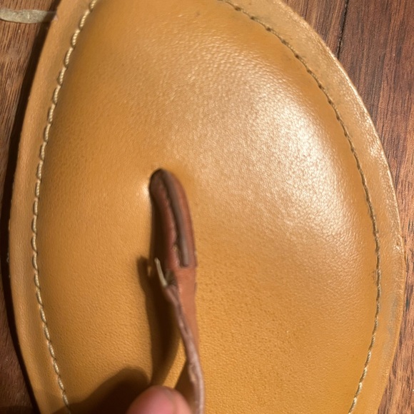 Michael Kors Hamilton Flat Leather sandal woman sz 9 - Picture 5 of 7